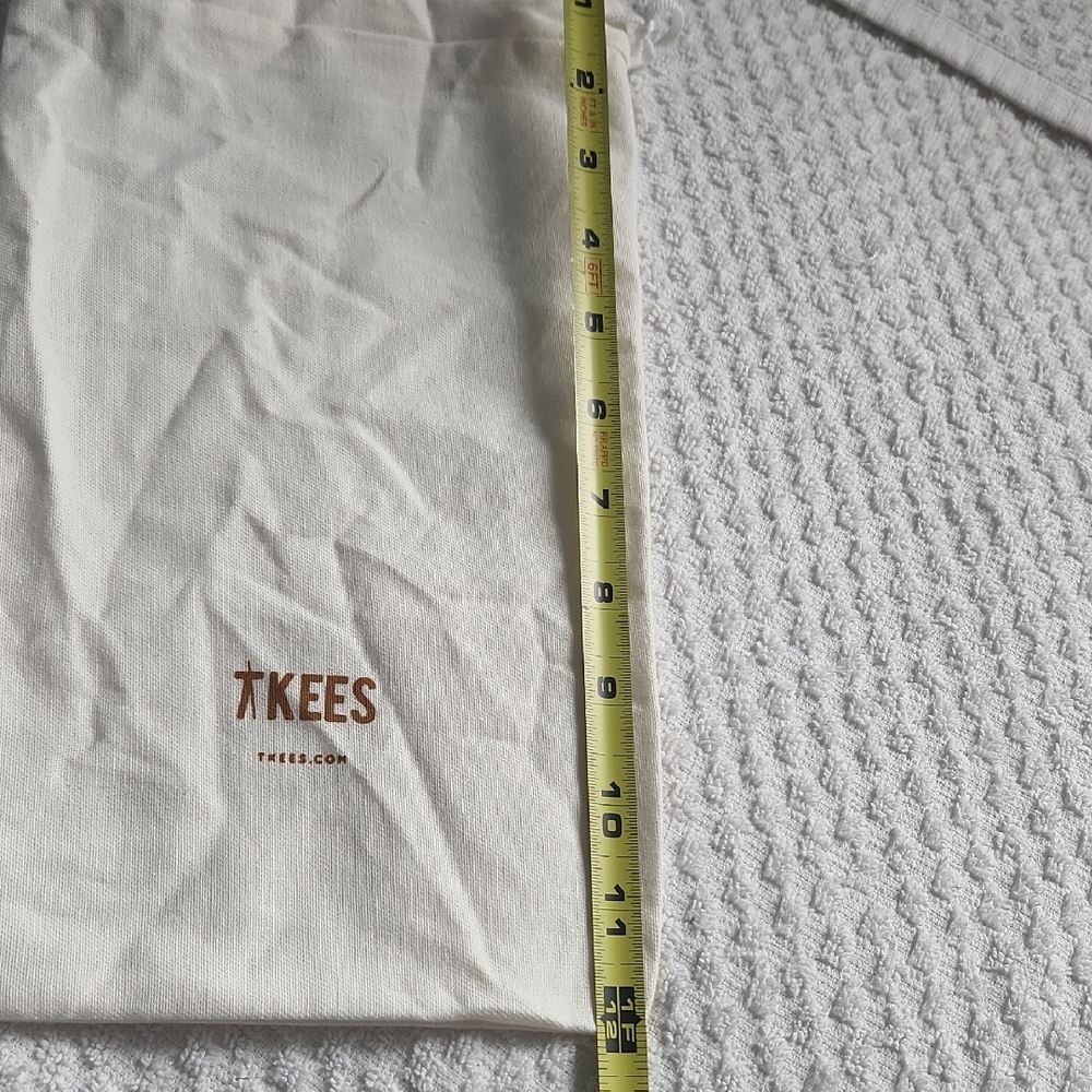 TKEES Cream Canvas Bag